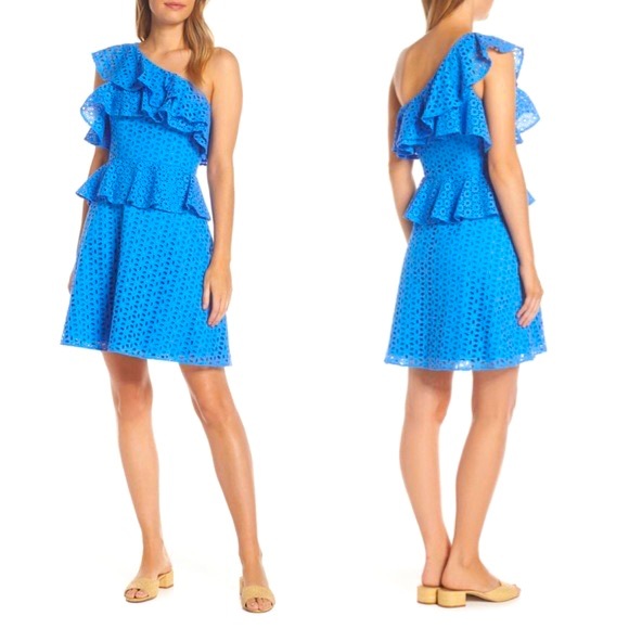 Lilly Pulitzer Dresses & Skirts - NWT Lilly Pulitzer Josey Eyelet Dress in Coastal Blue